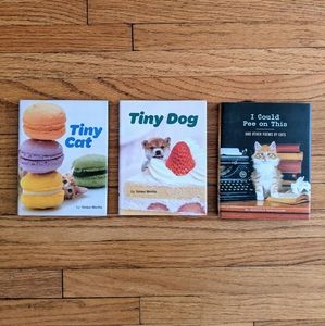 new ✨ set of 3 cute animal photo books